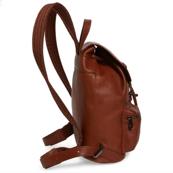 NEW $890 Longchamp Small 3D Leather Backpack in Cognac! - Picture 4 of 12
